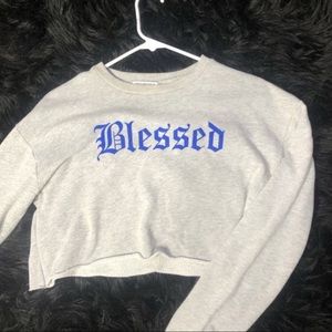 Fashion nova cropped shirt